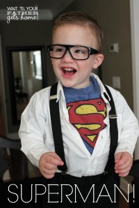 Clark Kent Toddler Costume - Wait Til Your Father Gets Home