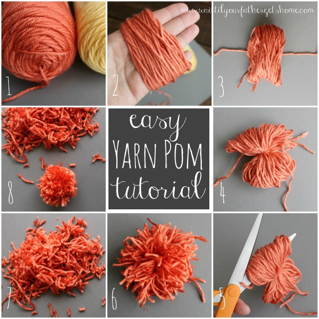 How to make perfect pom poms - La creative mama